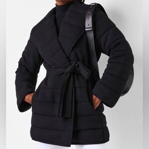 SPANX AirEssentials Jacket NWT • Soft & Cozy Puffer • Lightweight Black